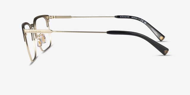 Coach HC5121 Matte Light Gold MetalEyeglass Frames from EyeBuyDirect, Side View
