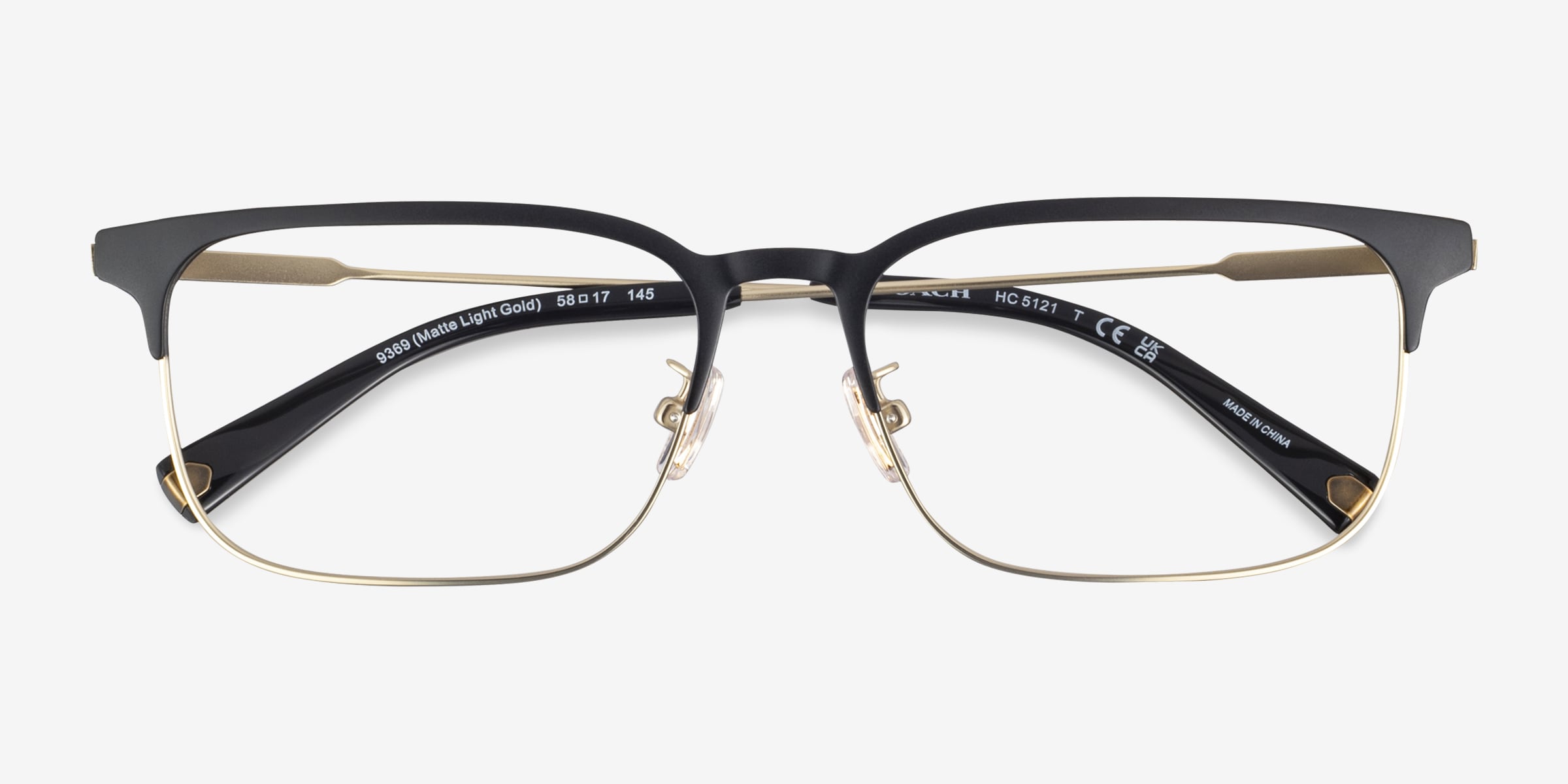 Coach Rectangular Eyeglasses in Yellow and Bronze Metal Amazon.com: COACH HC5184 Prescription Eyewear Frames, Shiny  main image 2