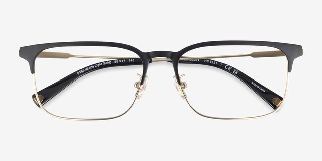 Coach HC5121 Matte Light Gold MetalEyeglass Frames from EyeBuyDirect, Closed View