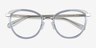 Coach HC5154 Transparent Blue MétalMontures de lunettes de vue d'EyeBuyDirect, Vue Rapprochée