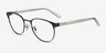 Coach HC5157 Shiny Black MetalEyeglass Frames from EyeBuyDirect, Angle View