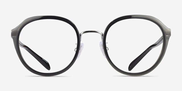 Coach HC5162 Transparent Gray MetalEyeglass Frames from EyeBuyDirect, Front View