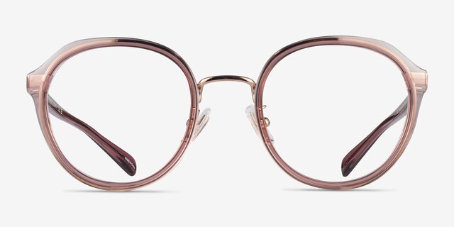 Coach HC5162 Transparent Berry MetalEyeglass Frames from EyeBuyDirect, Front View