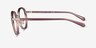 Coach HC5162 Transparent Berry MetalEyeglass Frames from EyeBuyDirect, Side View