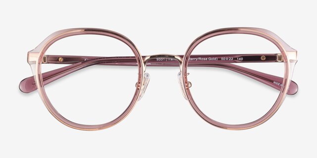 Coach HC5162 Transparent Berry MetalEyeglass Frames from EyeBuyDirect, Closed View