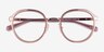 Coach HC5162 Transparent Berry MetalEyeglass Frames from EyeBuyDirect, Closed View