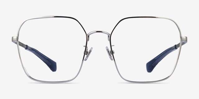 Ralph RA6053 Argenté MétalMontures de lunettes de vue d'EyeBuyDirect, Vue de Face