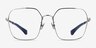 Ralph RA6053 Argenté MétalMontures de lunettes de vue d'EyeBuyDirect, Vue de Face