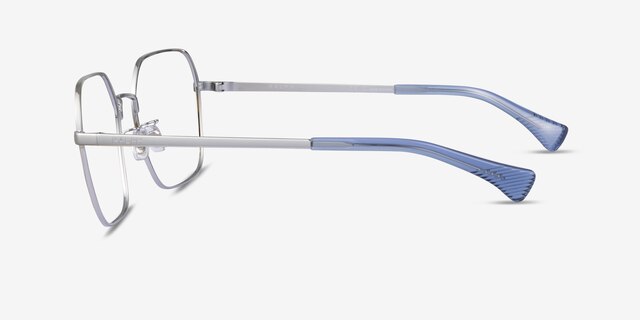 Ralph RA6053 Argenté MétalMontures de lunettes de vue d'EyeBuyDirect, Vue de Côté