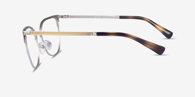 Vogue Eyewear VO4249 Silver Gold MétalMontures de lunettes de vue d'EyeBuyDirect, Vue de Côté