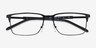 Armani Exchange AX1073 Matte Black MetalEyeglass Frames from EyeBuyDirect, Closed View