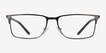 Armani Exchange AX1073 Matte Gunmetal MetalEyeglass Frames from EyeBuyDirect, Front View