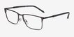 Armani Exchange AX1073 Matte Gunmetal MetalEyeglass Frames from EyeBuyDirect, Angle View