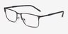 Armani Exchange AX1073 Matte Gunmetal MétalMontures de lunettes de vue d'EyeBuyDirect, Vue d'Angle