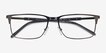 Armani Exchange AX1073 Matte Gunmetal MetalEyeglass Frames from EyeBuyDirect, Closed View