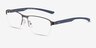 Armani Exchange AX1061 Matte Gunmetal MetalEyeglass Frames from EyeBuyDirect, Angle View