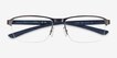 Armani Exchange AX1061 Matte Gunmetal MetalEyeglass Frames from EyeBuyDirect, Closed View