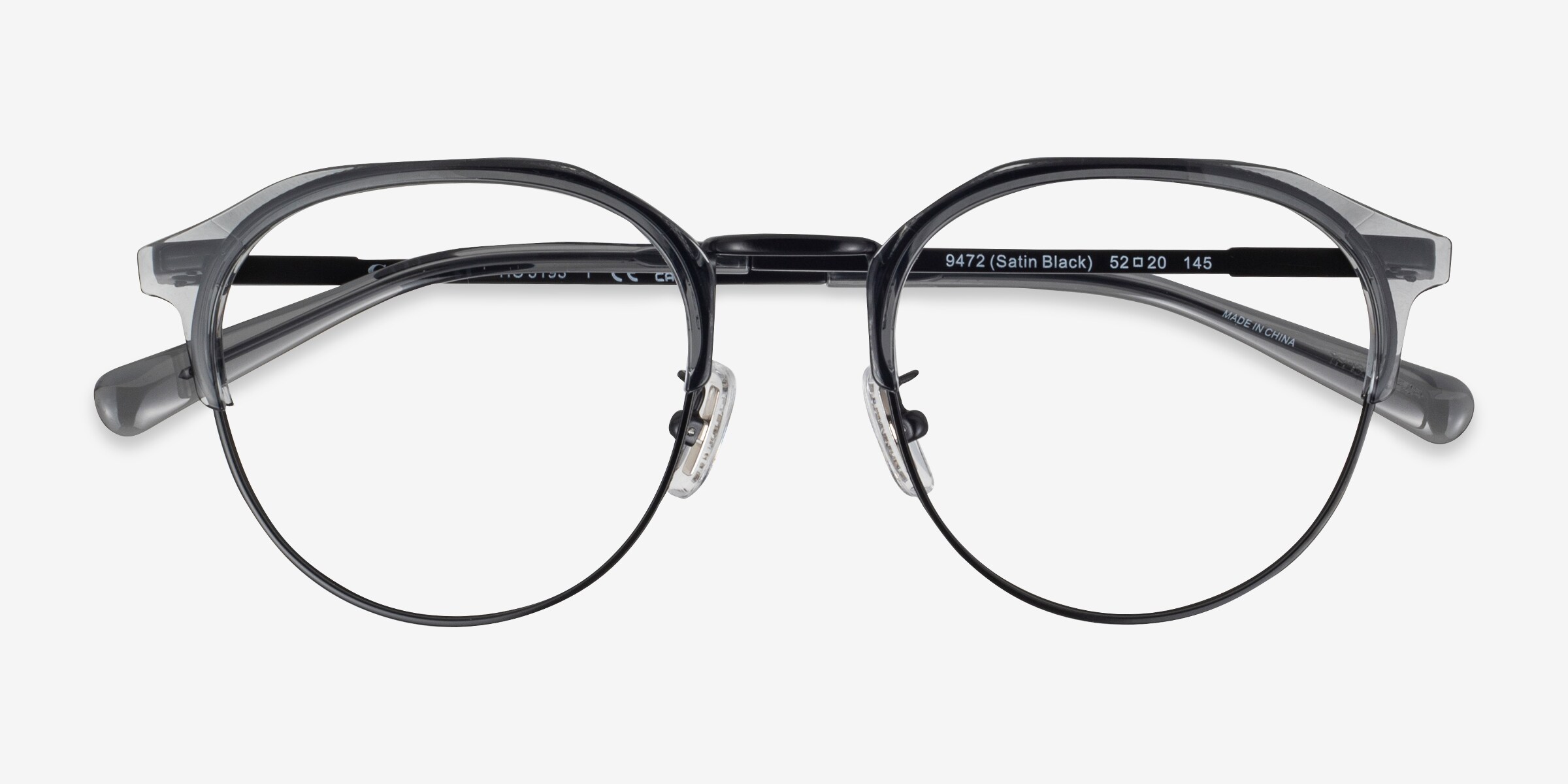 キ*®様 COACH ニューヨーク Coach HC5193 - Round Satin Black Frame Glasses For Men | Eyebuydirect