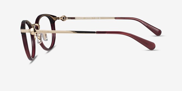 Coach HC5133D Transparent Mauve MétalMontures de lunettes de vue d'EyeBuyDirect, Vue de Côté