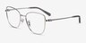 Coach HC5197D Shiny Silver MetalEyeglass Frames from EyeBuyDirect, Angle View