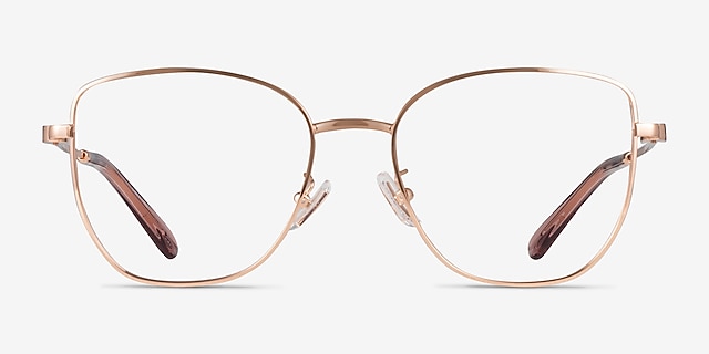Coach HC5197D Shiny Rose Gold MétalMontures de lunettes de vue d'EyeBuyDirect, Vue de Face