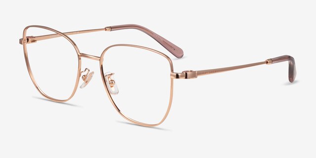 Coach HC5197D Shiny Rose Gold MétalMontures de lunettes de vue d'EyeBuyDirect, Vue d'Angle