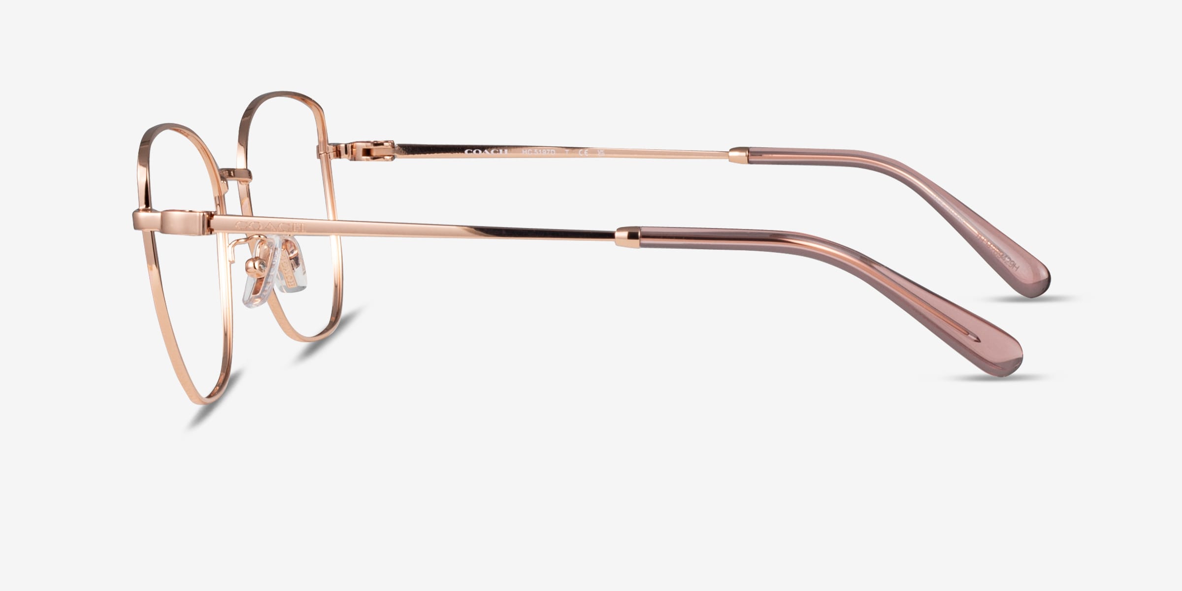 COACH 0HC5197D Women\'s Rose‎ Gold Eyeglasses 54MM NIB Amazon.com: Coach Eyeglasses HC 5119 9367 Rose Gold  main image 2
