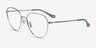 Coach HC5192 Shiny Silver MetalEyeglass Frames from EyeBuyDirect, Angle View