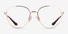 Coach HC5192 Shiny Rose Gold MétalMontures de lunettes de vue d'EyeBuyDirect, Vue de Face
