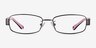 Coach HC5001 Taryn Dark Silver MetalEyeglass Frames from EyeBuyDirect, Front View