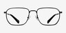 Coach HC5171 Satin Black MetalEyeglass Frames from EyeBuyDirect, Front View