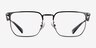 Coach HC5178 Satin Gunmetal MetalEyeglass Frames from EyeBuyDirect, Front View