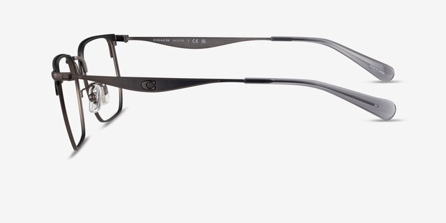 Coach HC5178 Satin Gunmetal MetalEyeglass Frames from EyeBuyDirect, Side View