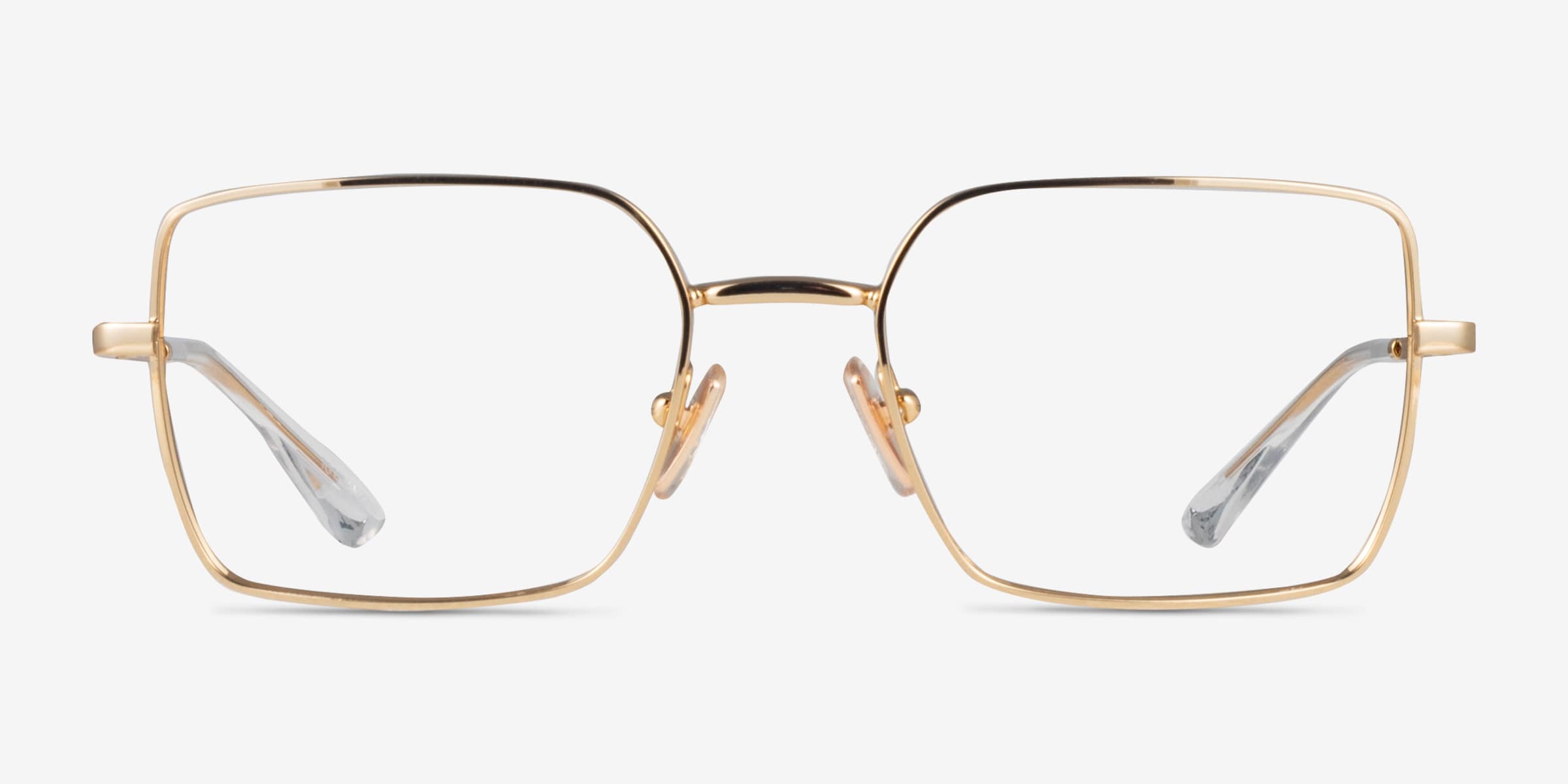 Vogue Eyewear VO4340 - Rectangle Gold Frame Eyeglasses | Eyebuydirect