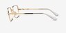 Vogue Eyewear VO4340 Doré MétalMontures de lunettes de vue d'EyeBuyDirect, Vue de Côté