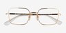 Vogue Eyewear VO4340 Doré MétalMontures de lunettes de vue d'EyeBuyDirect, Vue Rapprochée