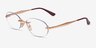 Vogue Eyewear VO4343 Rose Gold MetalEyeglass Frames from EyeBuyDirect, Angle View