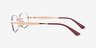 Vogue Eyewear VO4343 Rose Gold MetalEyeglass Frames from EyeBuyDirect, Side View