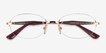 Vogue Eyewear VO4343 Rose Gold MetalEyeglass Frames from EyeBuyDirect, Closed View