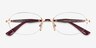 Vogue Eyewear VO4343 Rose Gold MetalEyeglass Frames from EyeBuyDirect, Closed View