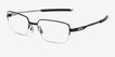 Oakley Foil RQ 0.5 Satin Black MetalEyeglass Frames from EyeBuyDirect, Angle View
