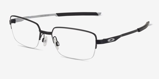 Oakley Foil RQ 0.5 Satin Black MétalMontures de lunettes de vue d'EyeBuyDirect, Vue d'Angle