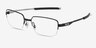 Oakley Foil RQ 0.5 Satin Black MétalMontures de lunettes de vue d'EyeBuyDirect, Vue d'Angle