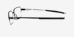 Oakley Foil RQ 0.5 Satin Black MetalEyeglass Frames from EyeBuyDirect, Side View