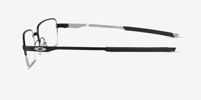 Oakley Foil RQ 0.5 Satin Black Métal Montures de lunettes de vue d'EyeBuyDirect