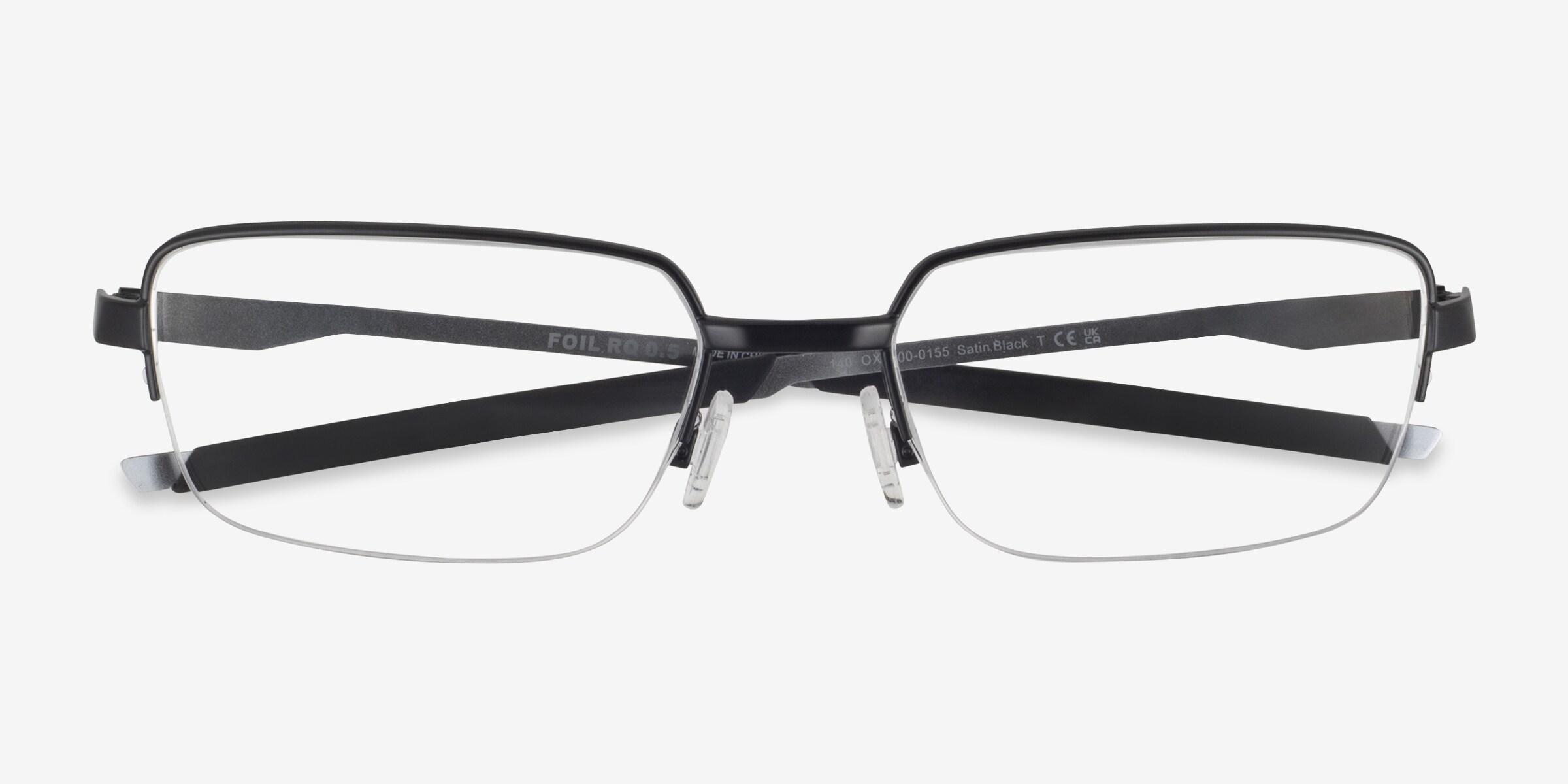 Oakley Foil RQ 0.5 - Rectangle Matte Midnight Frame Eyeglasses