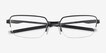 Oakley Foil RQ 0.5 Satin Black MetalEyeglass Frames from EyeBuyDirect, Closed View
