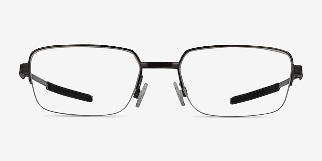 Oakley Foil RQ 0.5 Pewter MétalMontures de lunettes de vue d'EyeBuyDirect, Vue de Face