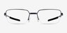 Oakley Foil RQ 0.5 Matte Midnight MétalMontures de lunettes de vue d'EyeBuyDirect, Vue de Face