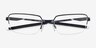 Oakley Foil RQ 0.5 Matte Midnight MétalMontures de lunettes de vue d'EyeBuyDirect, Vue Rapprochée
